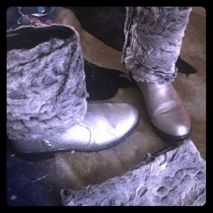 Boots with Matching Headband set